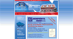 Desktop Screenshot of kameno-komarek.cz